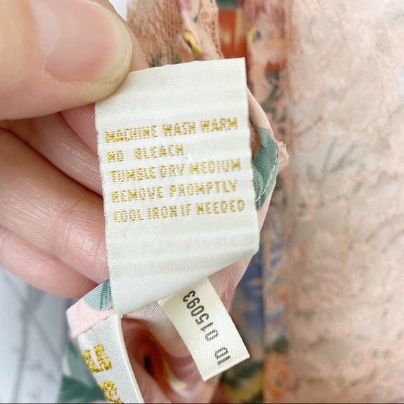 VINTAGE Victoria’s Secret Gold Label Multi Floral Print Slip Dress Lace - Picture 11 of 13